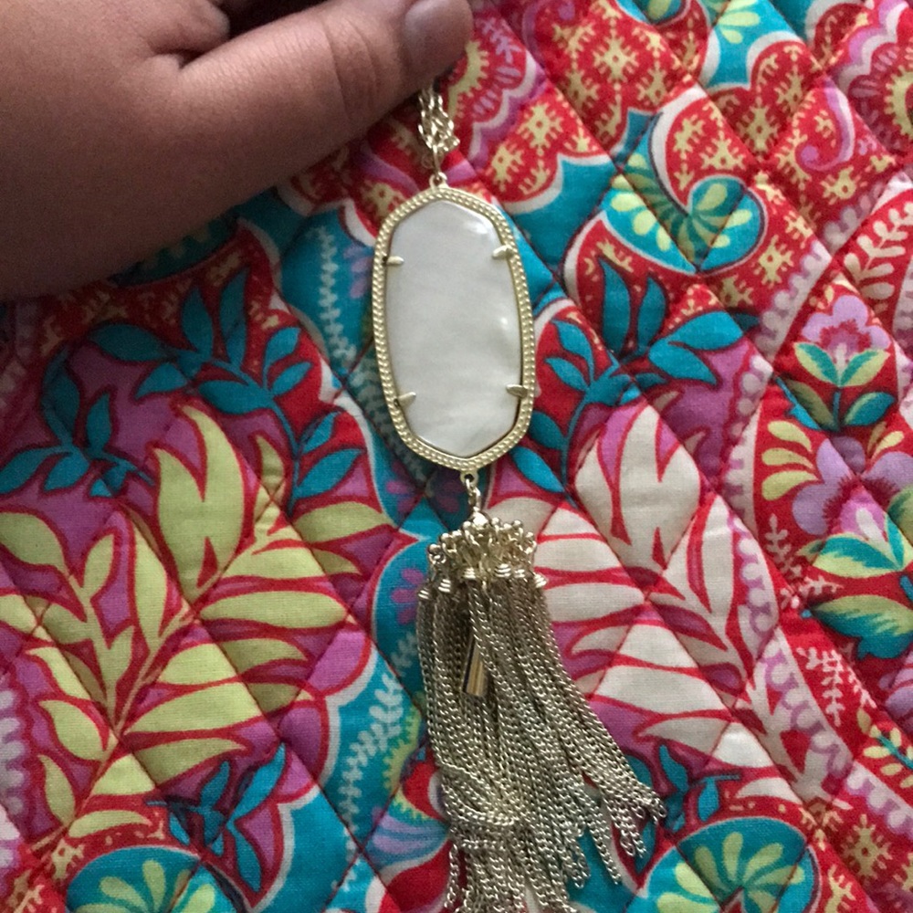Kendra Scott Rayne necklace ivory mother of pearl